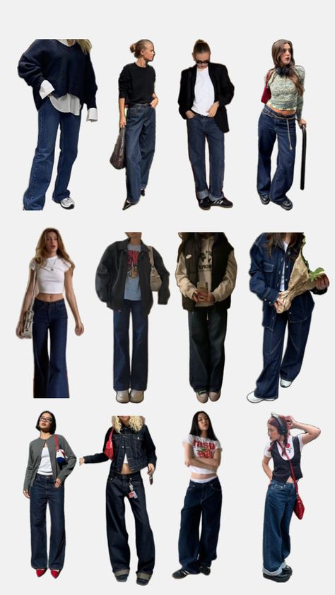 Blue Jeans Outfit Summer, Blue Jeans Outfit Winter, Dark Blue Jeans Outfit, Blue Jeans Outfit, Tomboy Outfit Ideas, Cute Professional Outfits, Jeans Outfit Winter, Blue Jean Outfits, Downtown Outfits