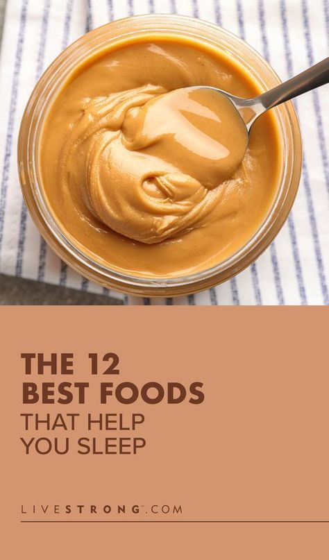 Foods To Help You Sleep Better, Food To Help Sleep, Foods For Sleep, Peanut Butter Tart, Natural Remedies For Insomnia, Butter Tart, Food For Sleep, Doctor Sleep, Healthier Habits