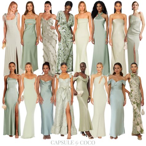 Kensie Matte Satin Dress - Sage curated on LTK Satin Bridesmaid Dresses Mix Match, Summer Sage Wedding, Satin Sage Bridesmaid Dress, Silk Sage Green Bridesmaid Dresses, Light Green Satin Bridesmaid Dress, Brids Mades Dresses Sage Green, Sage Green Bridesmaid Dresses Shona Joy, Light Green Bridesmaid Dresses, Sorority Formal Dress