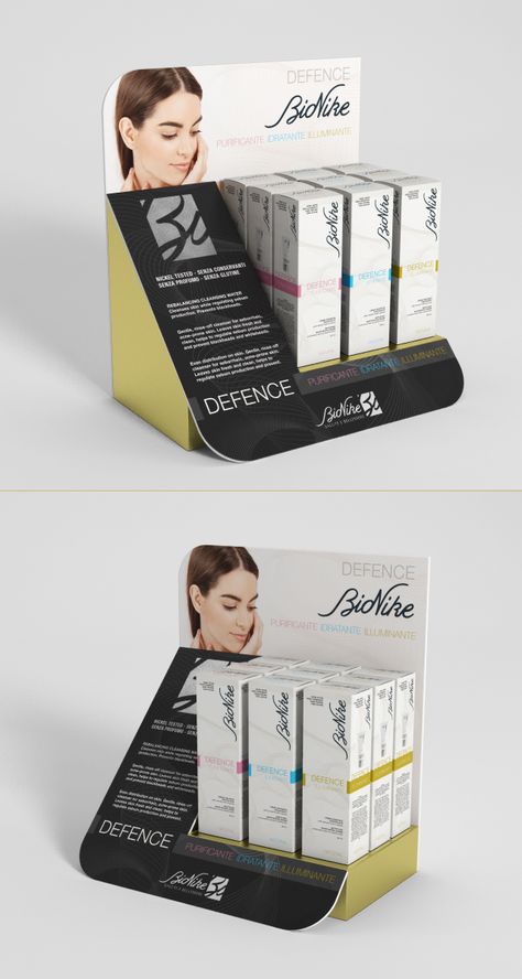 display beauty Counter Display Stand, Glorifier Display Design, Posm Design Creative, Product Display Design Creative, Cosmetic Display Design, Counter Display Design, Display Box Design, Display Counter Design, Cardboard Display Design