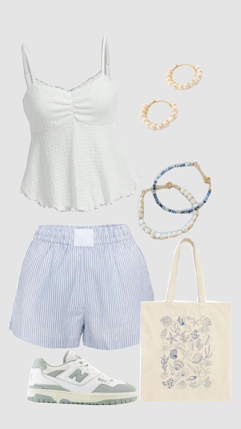 coastal fit #outfit #coastal #summer #beach Summer Outfits Coastal Granddaughter, Coastal Outfit Ideas, Coastal Core Outfits, Coastal Outfits Summer, Coastal Granddaughter Outfits Casual, Coastal Girl Outfits, Summer Coastal Outfits, Costal Granddaughter Outfit Summer, Barcelona Summer Outfits