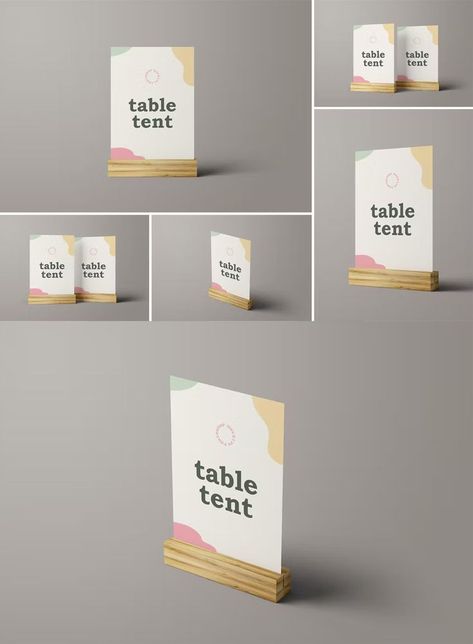 Table Tent Mockups Cafe Branding Logo, Candle Mockup, Menu Mockup, Corporate Event Design, Tent Card, Cafe Branding, Free Mockup Templates, Table Tents, Tent Design