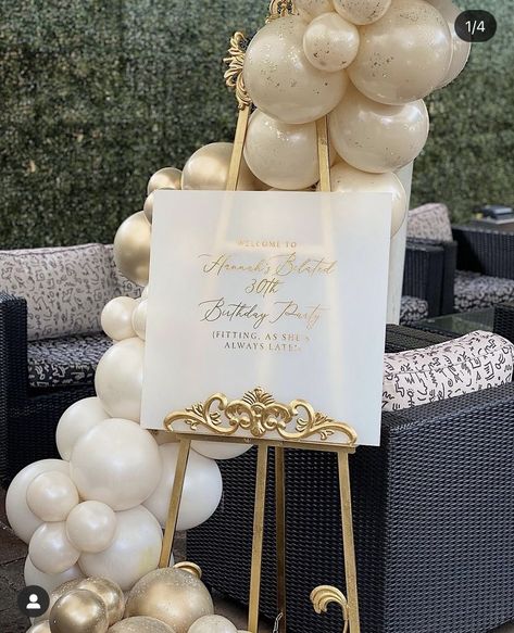 Engagement Balloons, Champagne Balloons, Champagne Birthday, 18th Birthday Decorations, Wedding Welcome Board, Elegant Wedding Reception, Bridal Shower Welcome Sign, Engagement Party Decorations, 18th Birthday Party