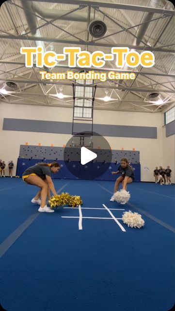 Butler High School Cheer | Tuffy Tornado on Instagram: "❌Tic-Tac-Toe Team Bonding Game⭕️  JHS Competition wrapping up practice with a fun conditioning game!  #ButlerCheer #JuniorHighCheer #TeamBonding #Conditioning #Game" Team Bonding Exercises, Cheerleader Team Bonding Ideas, Cheer Practice Games, Cheer Party Games, Cheer Bonding Ideas, Team Bonding Ideas Cheerleading, Fun Cheer Practice Ideas, Fun Softball Games For Practice, Themed Practice Ideas