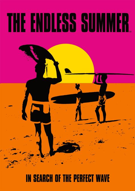 Endless Summer Movie, Endless Summer Poster, Blue Wall Collage, Surf Posters, Surf Movies, Movie Art Print, The Endless Summer, Surf Poster, Retro Surf