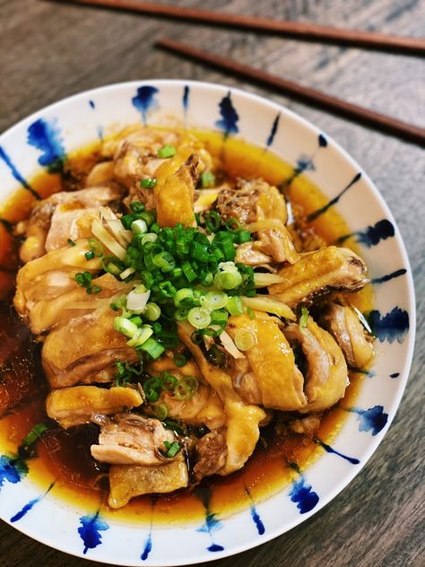 Chinese Steamed Chicken, Steamed Chicken Breast, Steam Chicken Recipe, Steam Chicken, Hongkong Style, Tiffy Cooks, Braised Chicken Breast, Chicken Breast Crockpot Recipes, Crockpot Chicken Breast