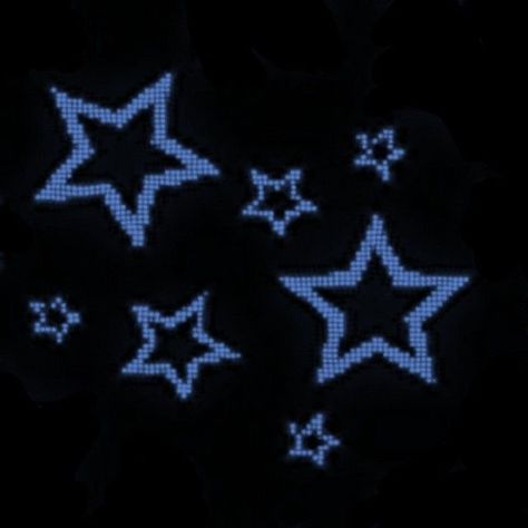 Blue Stars Aesthetic, Wallpaper Ipad Y2k, Starry Aesthetic, Wallpapers Y2k, Ocean Icons, Ipad Blue, Girly Essentials, Blue Spray Paint, Blue Vibes