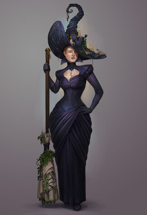 Petra Ioffe, the Supreme Witch by Sedeptra Dnd Shenanigans, Supreme Witch, Baba Jaga, Halloween Witch Decorations, Halloween Memes, Witch Costumes, Which Witch, Hallowen Costume, Witch Hats