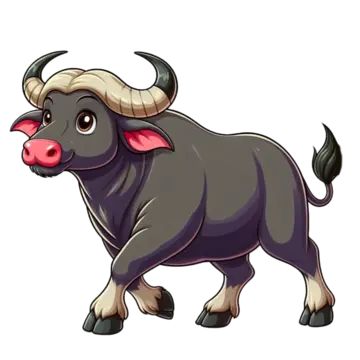 Carabao Cartoon, Carabao Drawing, Carabao Clipart, Animal Poster Design, Ox Cartoon, Ox Illustration, Funny Cow Pictures, Buffalo Illustration, Buffalo Drawing