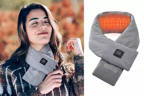 neck-heating-pad-akaso-heated-neck-wrap-for-neck-pain-relief-tout Neck Heating Pad, Heated Neck Wrap, Sore Shoulder, Cotton Lycra Fabric, Heated Gloves, Neck Pain Relief, Amazon Sale, Lycra Fabric, Winter Gear