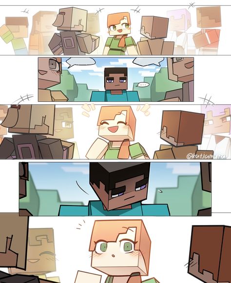 𝐀𝐑𝐓𝐈𝐒𝐓: りぶ @katjamura On X Twitter | #Minecraft #Minecraftfanart #Steve #Alex Minecraft Girl Skins, Minecraft Steve, Minecraft Anime, Minecraft Wallpaper, X Twitter, Pixel Art Games, E Mc2, Minecraft Art, Minecraft Fan Art