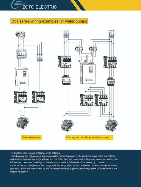 Inverter Wiring Examples for water pumps. Water Pumps, High Performance, Electricity, Pumps, Technology, How To Plan, Quick Saves, Design