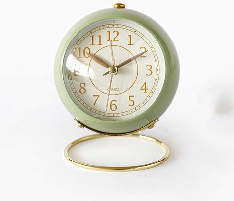 Small Desk Clock, Table Alarm Clock, Analog Alarm Clock, Desk Alarm Clock, Small Clock, Desk Clocks, Shelf Clock, Table Clocks, Living Room Shelves