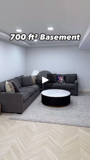 One Room Basement Ideas, Basement Renovations Ideas Family Rooms, Finished Basement Ideas Families, Small Basement Family Room Ideas, Small Finished Basements, Small Basement Remodel, Dream Basement, Basement Layout, Basement Playroom