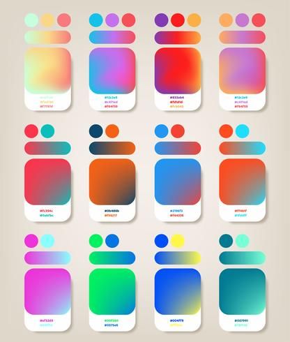 Desain Ux, 블로그 디자인, Gradient Color Design, Color Design Inspiration, Color Palette Challenge, Color Schemes Colour Palettes, Gradient Design, Color Palette Design, Graphic Design Tips