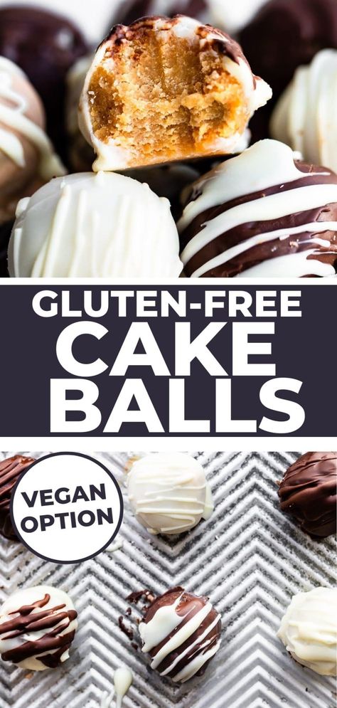 Dairy Free Cake Balls, Birthday Cake Balls, Gluten Free Dairy Free Cake, Gluten Free Cake Pops, Dairy Free Icing, Gluten Free Truffles, Heavenly Dessert Recipe, Cake Balls Recipe, Dessert Dairy Free