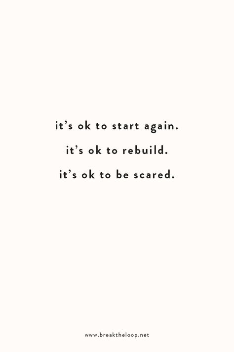 It's Going To Be Ok Quotes, Its Ok To Be Scared, Start Again Quotes Motivation, I Am Scared Quotes, Start Again Quotes, Quotes About Being Scared, 5 Facts About Me, Scared Quotes, Motivation Affirmations