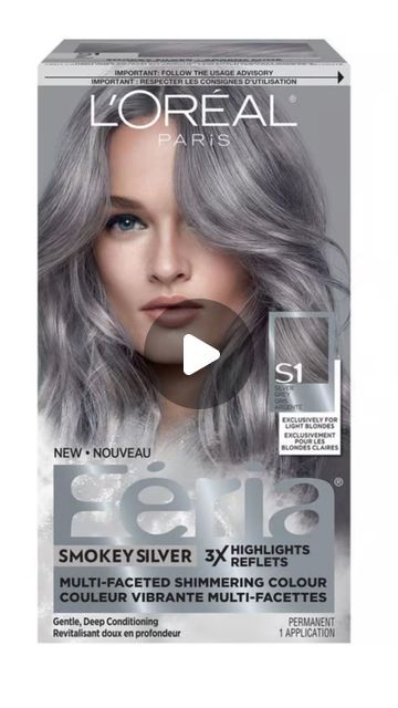 Smokey Silver Hair Color, Smokey Hair, Silver Toner, Hair Silver, Silver Hair Color, Silver Grey Hair, Permanent Hair Color, Do You Like It, Grey Hair