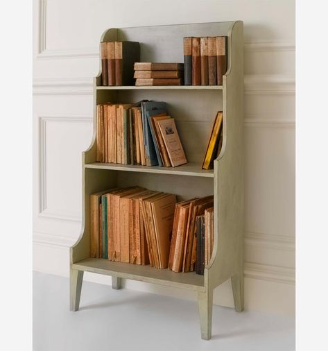 Bookshelves Small, Small Bookshelves, Painted Bookcase, Antique Bookshelf, Bookshelf Small, Painting Bookcase, Painted Bookshelves, Robert Kime, Antique Bookcase