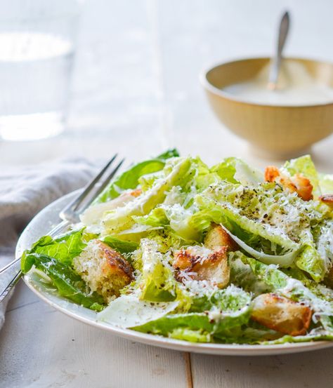 Homemade Caesar Salad Dressing - Once Upon a Chef... Bethany suggested this recipe and it is delicious.  Made to go on our salad with lasagna and it was a hit! (April 20) Caesar Salad Dressing Recipe, Caesar Dressing Recipe, Homemade Caesar Salad Dressing, Homemade Caesar, Once Upon A Chef, Keto Salad, Salad Dressing Recipe, Resep Salad, Caesar Salad Dressing