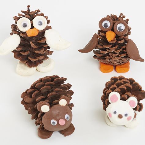 Pine Cone Hedgehog, Inspiration For Teachers, Cones Diy, Christmas Wreath Craft, Autumn Craft, Cone Crafts, Pine Cone Art, Frog Crafts, Diy Pinecone