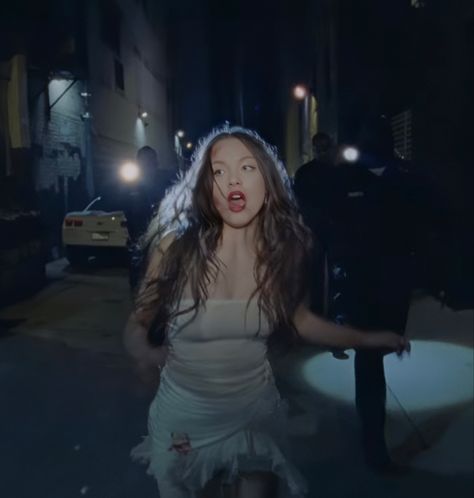 Vampire Aesthetic Olivia Rodrigo, Olivia Rodrigo Vampire Music Video, Olivia Rodrigo Vampire Outfit, Oliva Rodrigo Vampire, Olivia Rodrigo Guts Era, Vampire Olivia Rodrigo Aesthetic, Guts Photoshoot, Olivia Rodrigo Music Video, Vampire Music Video