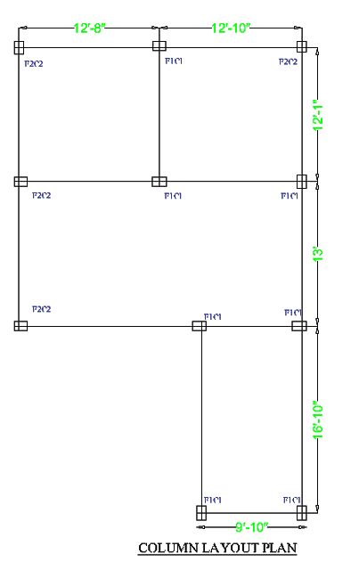 Column layout Plan Column Layout Plan, Building Floor Plan, Lay Out, Bathroom Dimensions, Architectural Sketches, Layout Plan, Building Front, Simple House Plans, Building Section