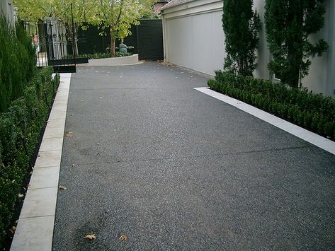 concrete|decorative|concrete flooring 5 | Seeded exposed agg… | Flickr Decorative Concrete Driveways, Concrete Patterns, Driveway Border, Garden Ideas Driveway, Driveway Edging, Modern Driveway, Asphalt Driveway, Driveway Paving, Stone Landscaping