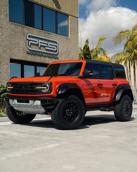 Ford Bronco Raptor 2024, Orange Bronco, Raptor Ford, Ford Bronco Raptor, Broncos Colors, Bronco Car, Bronco Raptor, Bronco Ford, Bronco Truck