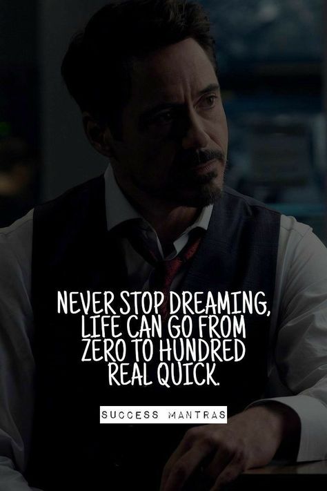 Robert Downey Jr Quotes, Iron Man Quotes, Quotes About Attitude, Tony Stark Quotes, Stark Quote, Superhero Quotes, Avengers Quotes, Actor Quotes, Positive Attitude Quotes