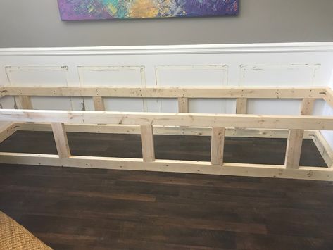 A DIY Built-In Bench with Storage tutorial for any space of your home. Diy Bench Seat, Built In Bench Seating, Diy Built In, Mudroom Bench With Storage, Mudroom Bench Ideas, Mudroom Remodel, Banquette Seating In Kitchen, Wall Bench, Storage Bench With Cushion