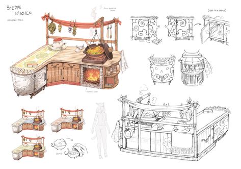 Fantasy Nature, Props Concept, Props Art, Fantasy Stuff, Cafe Ideas, Fantasy Props, Portfolio Ideas, Game Props, Art Landscapes