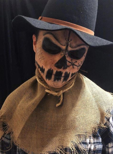 Halloween Costume Scarecrow, Makeup Halloween Costume, Scarecrow Halloween Makeup, Halloween Costumes Scarecrow, Makeup Zombie, Scary Scarecrow, Scarecrow Makeup, Halloweenský Makeup, Scarecrow Halloween