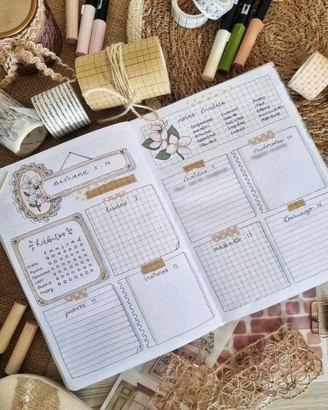 Ideas De Bullet Journal, Ideas Portadas, Ideas Bullet Journal, Bullet Journal Ideas Templates, Bullet Journal Paper, Journal Bullet, Bulletin Journal Ideas, Bullet Planner, Bullet Journal Ideas