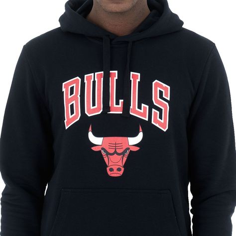 New Era Chicago Bulls Pullover Hoodie - Black Chicago Bulls Hoodie, Hoodie Jordan, Chicago Bulls Logo, Seminole Florida, Georgetown Hoyas, Bull Logo, Nba Logo, Nba Chicago Bulls, Atlanta Hawks