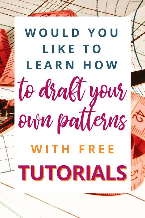 Pattern Drafting Tutorials Blouses, Pattern Drafting Tutorials For Beginners, Pattern Drafting Bodice, Pattern Making Books, Pattern Making Tutorial, Pattern Drafting Tutorials, Printable Sewing Patterns, Free Pdf Sewing Patterns, Couture Sewing Techniques