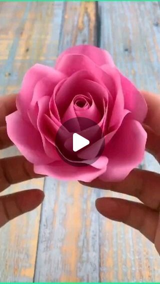 How To Make Rose Out Of Paper, Rose Flower Craft How To Make, Diy Rose Flower Paper, Paper Art And Craft Ideas, Diy Rose Paper Flowers, Handmade Roses Paper, Crape Paper Flowers Diy Rose Tutorial, How To Make Paper Flowers Rose, Paper Rose Making