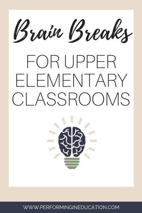 Brain Break Activities Elementary, Games For Upper Elementary, Brain Breaks For Upper Elementary, Fifth Grade Brain Breaks, Fun Brain Breaks For Kids, Brain Break Upper Elementary, Middle School Brain Breaks, Elementary Brain Breaks, Brain Break Games