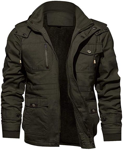 Cold Jacket, Cargo Coat, Hooded Winter Coat, Windproof Jacket, Mens Jackets Casual, Outwear Coat, Jackets Men Fashion, Cargo Jacket, Style Noir