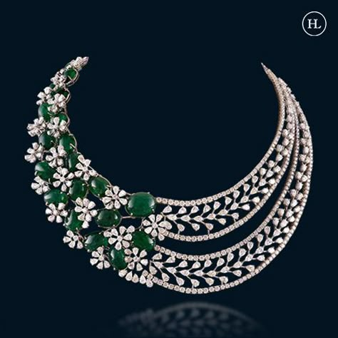 Hazoorilal Jewellers | Diamond Jewellery India | Diamond Jewellery Designs | Hazoorilal Diamond Jewellery Hazoorilal Jewellers, Diamond Necklace Indian, Bridal Diamond Necklace, Designer Diamond Jewellery, Big Necklace, Art Necklace, Diamond Necklace Designs, Diamond Heart Pendant Necklace, Bridal Diamond Jewellery