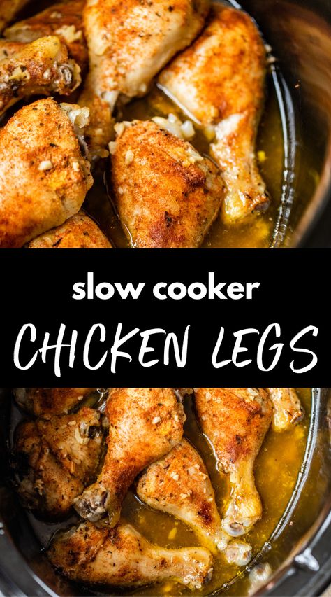 Chicken Legs In Crockpot Recipe, Crockpot Recipes Chicken Legs Easy, Crockpot Chicken Recipes Bone In, Slow Cook Chicken Legs Crock Pots, Chicken Legs In The Crockpot Recipes, Chicken Drumsticks Crockpot Recipes Easy, Drum Stick Chicken Crockpot Recipes, Drumstick In Crockpot, Chicken Leg In Crock Pot