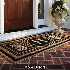 Wingate Monogrammed Entry Mat Outside Door Mats, Front Door Rugs, Entry Mat, Monogram Door Mat, Diy Monogram, Entry Mats, Indoor Mat, Front Door Rug, Front Gates