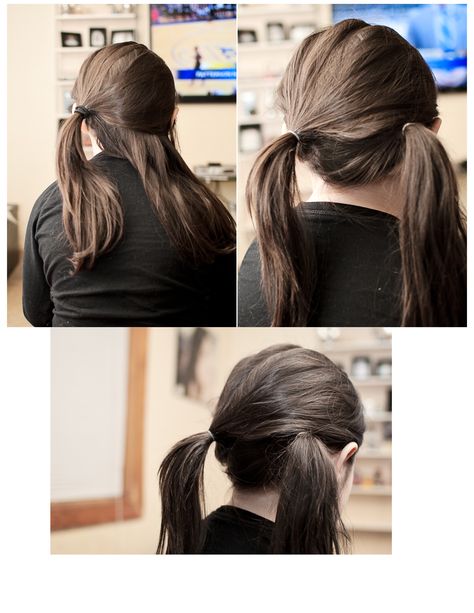 No Part Pigtails No Part Pigtails, Adult Pigtails, Pigtail Wig, Pigtails Hair, Girl Hairdos, Pigtail Hairstyles, Pretty Hair, Hair Today, Cut And Color