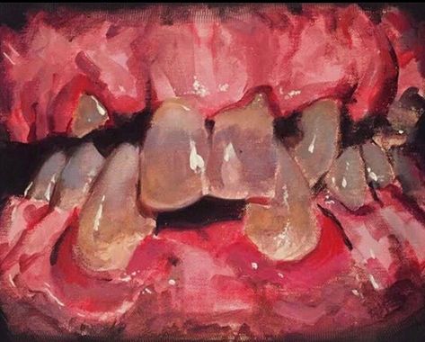 Teeth Art, Brush Your Teeth, Ap Art, Sketchbook Art Inspiration, Drawing Reference Poses, Art Block, Horror Art, Art Sketchbook, Art School