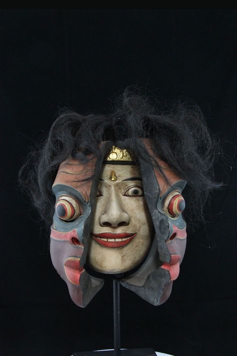 Balinese Transformation Mask Japanese Mask, Art Premier, Traditional Dance, Masks Art, African Masks, Alam Yang Indah, 영감을 주는 캐릭터, Balinese, Anthropology