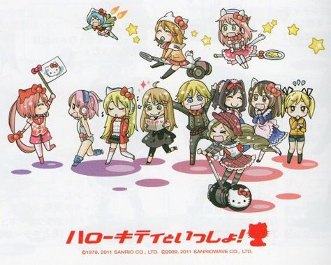 Hello Kitty to Issho Nekomura Iroha, Hello Kitty To Issho, Sanrio Characters, Vocaloid, Hello Kitty, Kitty, Quick Saves, Art