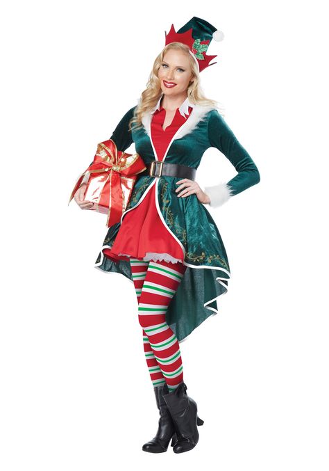 Womens Elf Costume, Elf Fancy Dress, Plus Size Fancy Dresses, Christmas Costumes Women, Christmas Elf Outfit, Elf Outfit, Christmas Elf Costume, Elf Dress, Christmas Fancy Dress