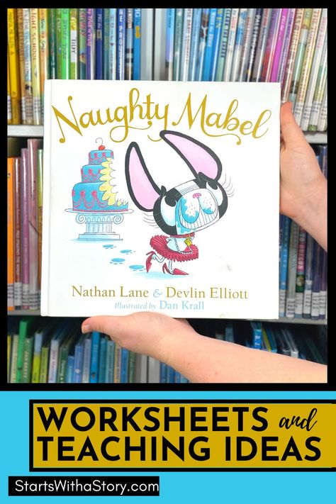 Hey elementary teachers! The picture book Naughty Mabel by Nathan Lane is a quality read aloud to share with your 1st, 2nd and 3rd grade students on making good choices. We at the Clutter-Free Classroom knew we had to add it to our Starts With a Story collection, which is a library of book companions that are filled with fun lesson ideas, teaching tips and worksheets. Teachers have everything they need to deliver engaging lessons! Learn about this book and the related printable activities! Genre Activities, Making Good Choices, Nathan Lane, Interactive Read Aloud Lessons, Social Emotional Learning Lessons, Clutter Free Classroom, Read Aloud Activities, Writing Lesson Plans, Interactive Read Aloud