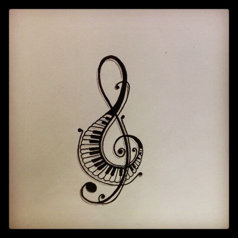 Music Notes Symbols Tattoos | Clipart Panda - Free Clipart Images Marquesan Tattoo, Music Symbol Tattoo, Piano Tattoo, Poker Tattoo, Music Note Symbol, Koi Tattoo Design, Tattoo Music, Music Note Tattoo, Back Of Neck Tattoo