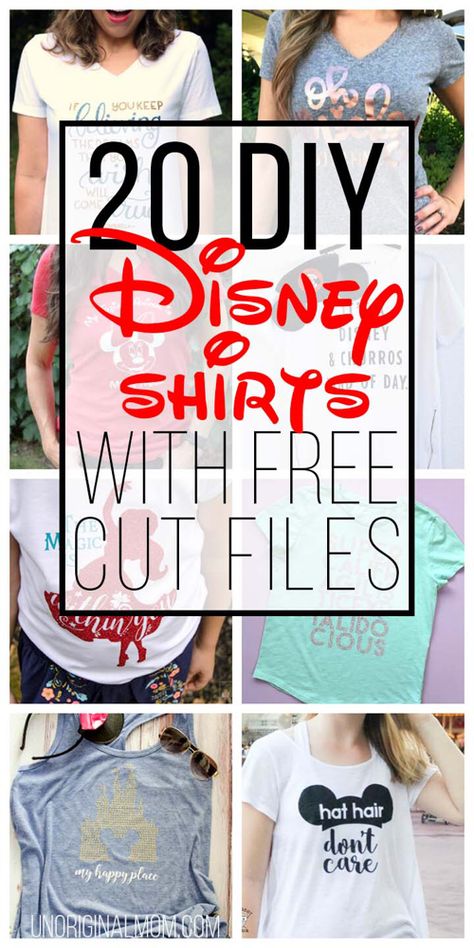 Silhouette Disney, Disney Shirts For Men, Projets Cricut, Diy Disney Shirts, Diy Disney, Womens Disney Shirts, Mason Jar Crafts Diy, Family Diy, Disney Fantasy